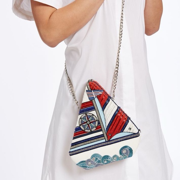 Mary Frances Beaded Sailboat Crossbody Bag - Picture 3 of 13